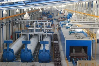 Línia de producció de plaques de fibrociment