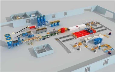 Línia de producció de fibrociment d'alta capacitat